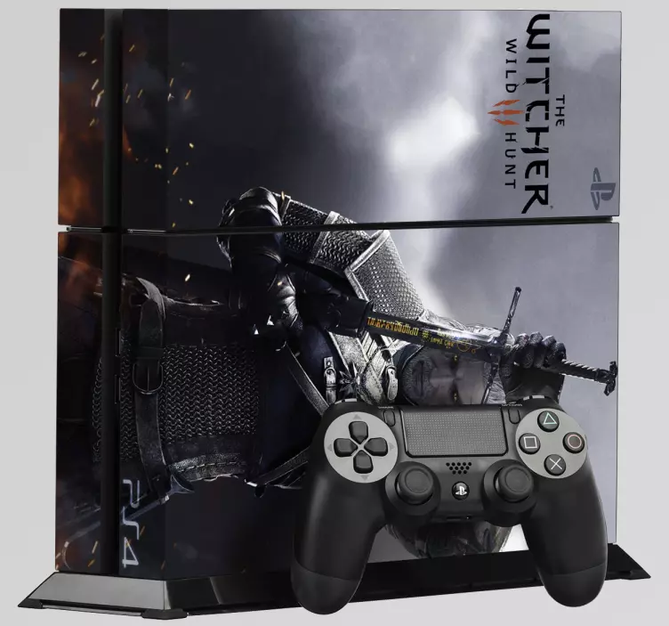 Autocolante Skin para ps4 The Witcher 3 - TenStickers