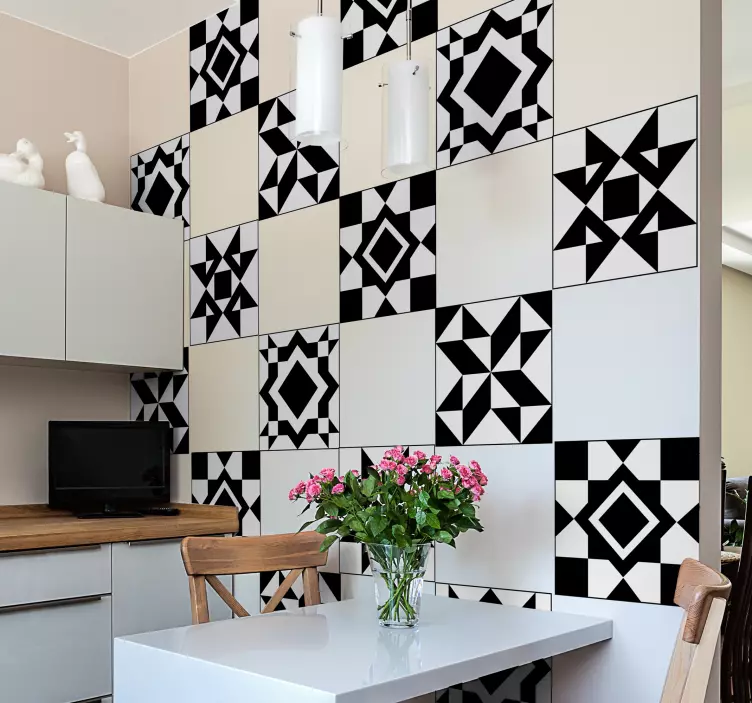 Autocolantes azulejos decorativos Geométrico - TenStickers