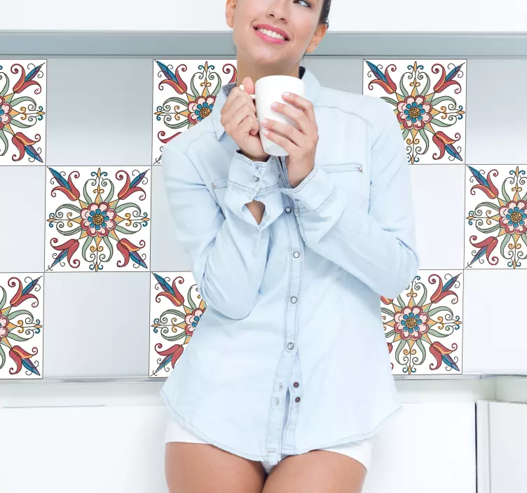 Autocolantes azulejos decorativos Azulejo polido - TenStickers