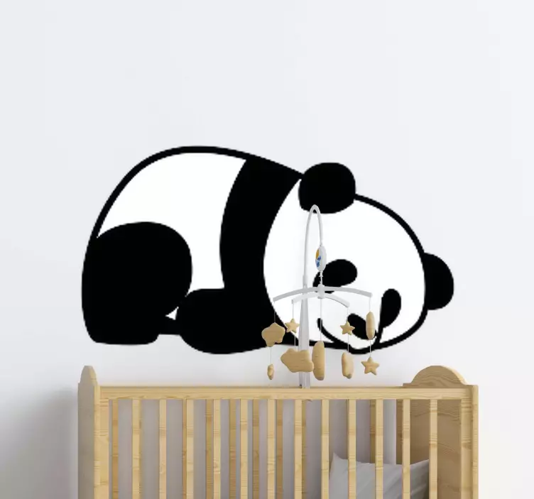Autocolantes decorativos de animais diversos Anime panda dormindo - TenStickers