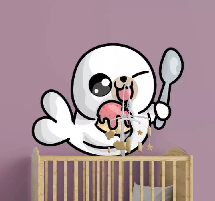 Autocolantes decorativos de animais diversos Foca bebê anime - TenStickers