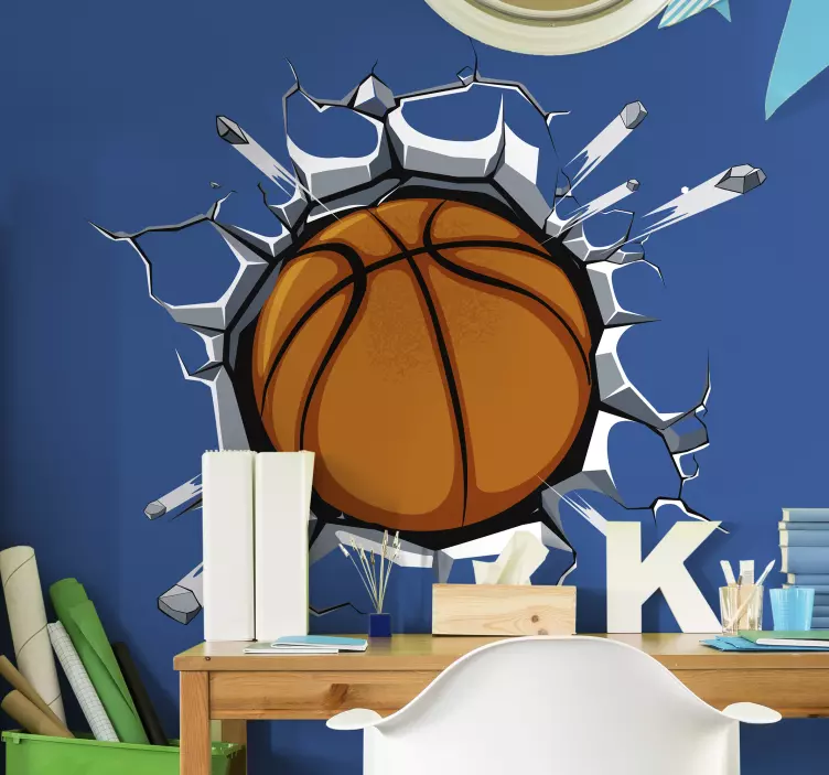Vinis de Basquetebol Basquete fora da parede - TenStickers