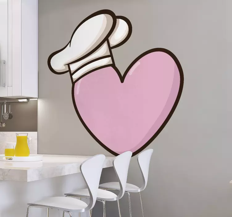 Autocolantes de Gastronomia Cozinhar amor - TenStickers