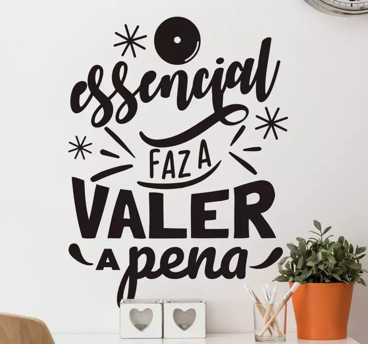 Vinil com frases célebres Mário de andrade - TenStickers