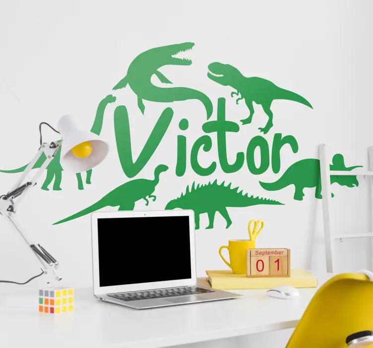 Autocolante decorativo de Vários dinossauros - TenStickers