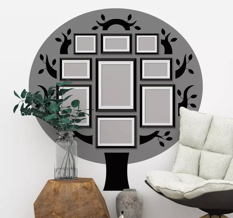 Vinil ornamental Fotos da árvore da natureza - TenStickers