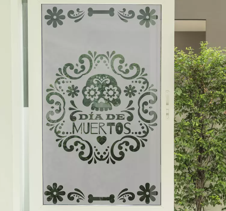 Vinil de halloween Dia das janelas mortas - TenStickers