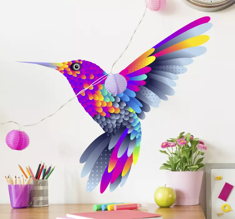 Autocolantes decorativos de pássaros e aves Coloração animal da i - TenStickers