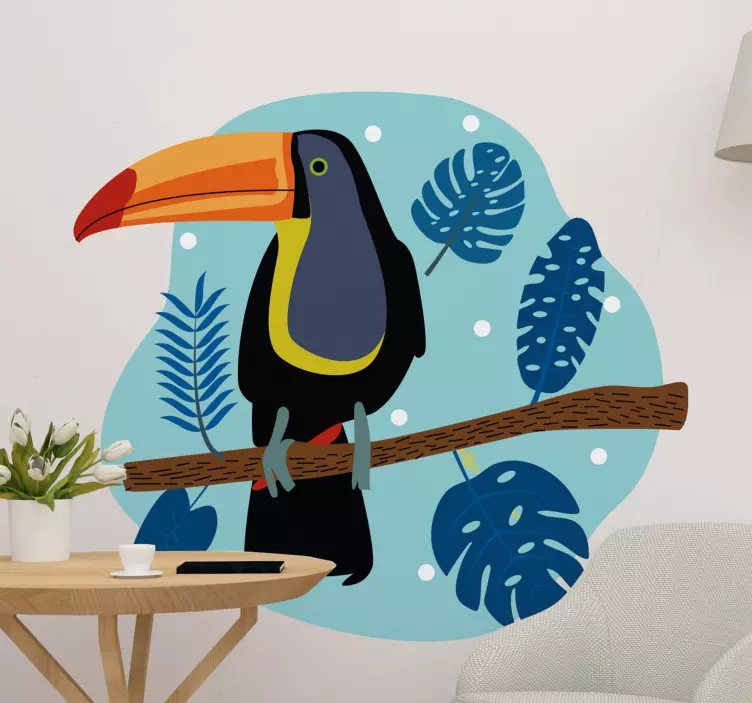 Autocolantes decorativos de pássaros e aves Monstros deliciosos - TenStickers