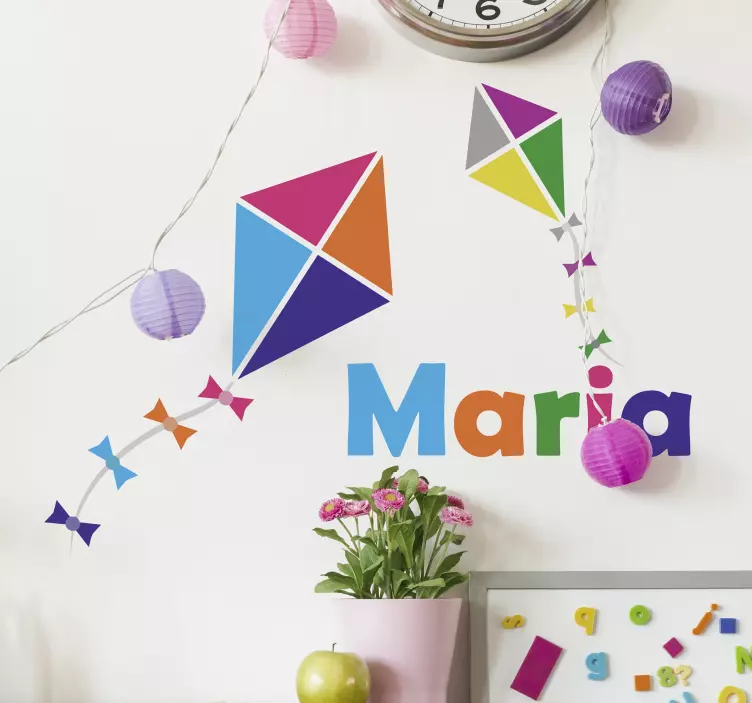 Vinil infantil Personalizado pipa infantil - TenStickers