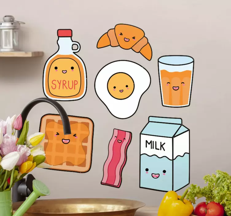 Autocolantes de comida Comida de anime - TenStickers