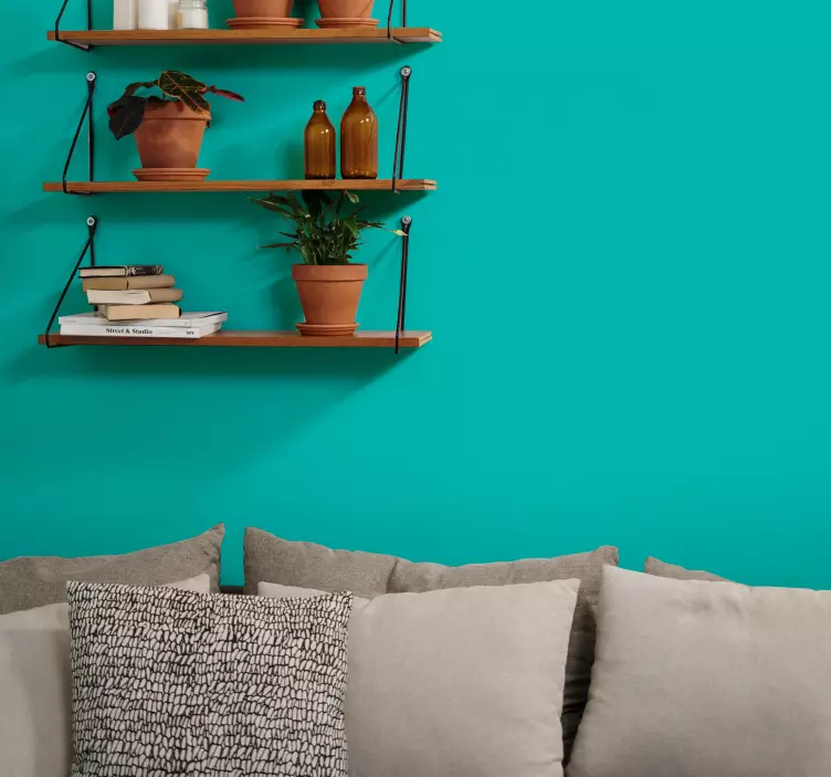 Autocolantes de cores lisas Turquesa - TenStickers