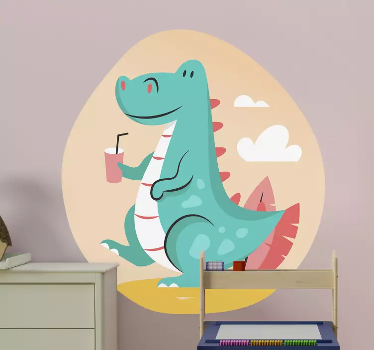 Adesivos de animais Infantil t-rex - TenStickers