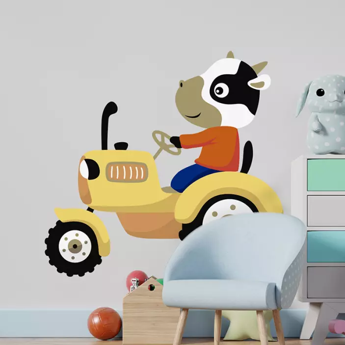 Autocolantes de ilustrações Trator - TenStickers