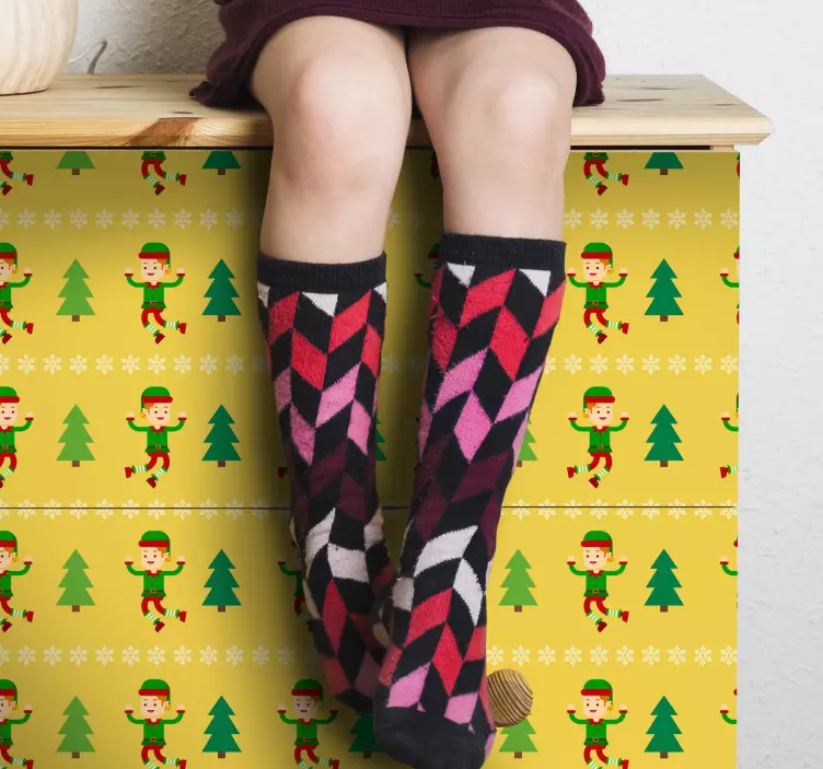 Autocolantes de Natal Elfos de brinquedo - TenStickers