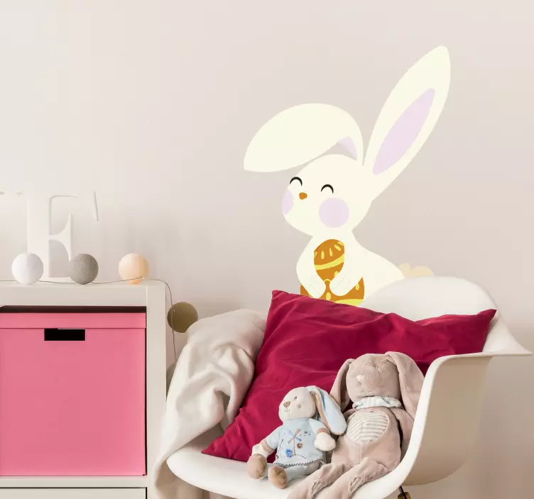 Autocolante de animais Coelho oriental - TenStickers