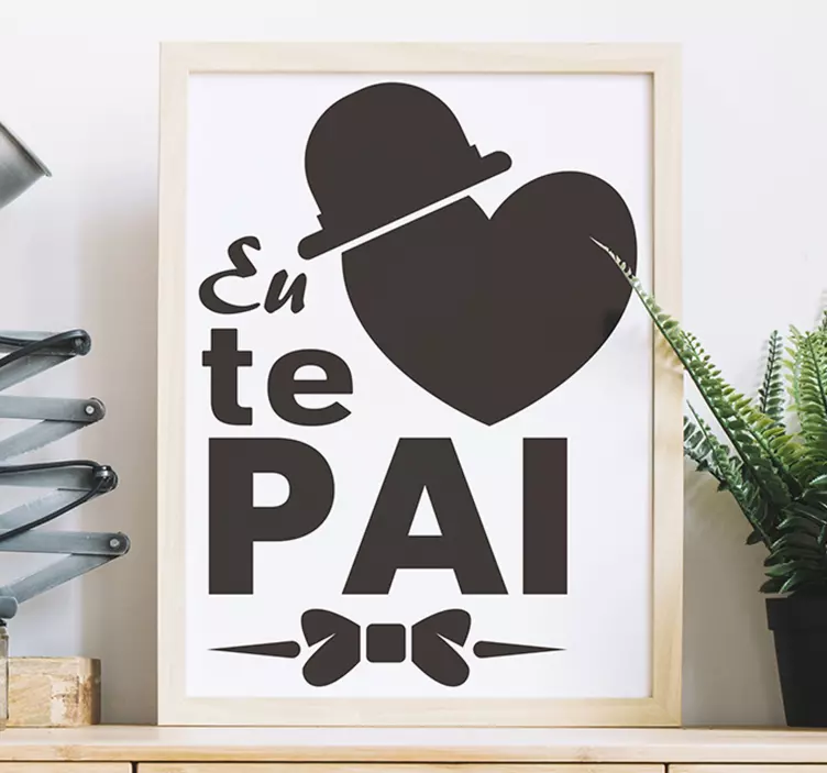 Vinil festividade Feliz dia dos pais gravata - TenStickers