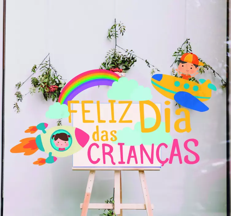 Vinil decorativo infantil Presente infantil - TenStickers