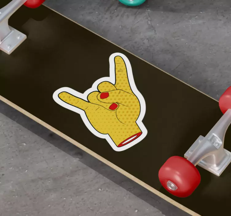 Autocolantes  Mãos para skate - TenStickers