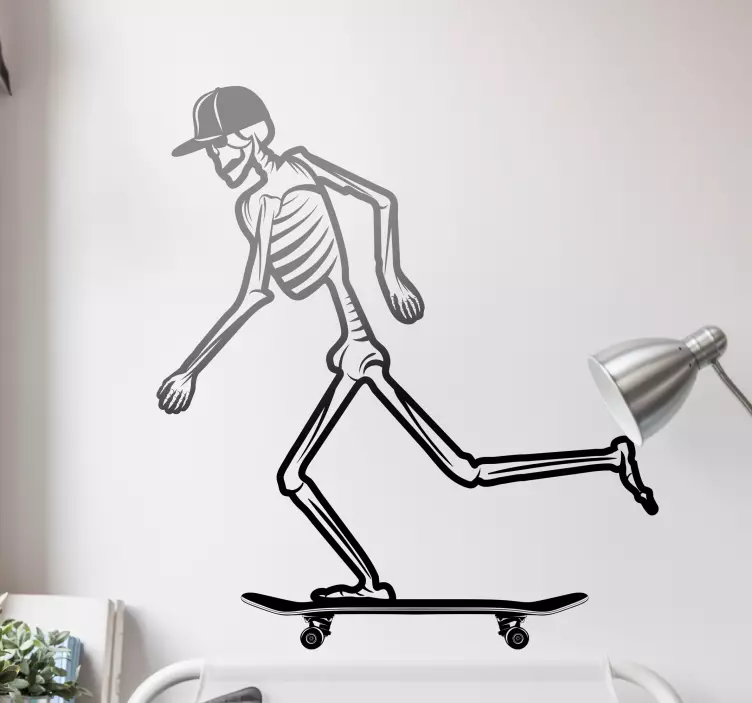 Autocolantes de outros desportos Zumbi de skate - TenStickers