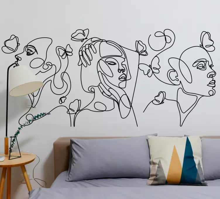 Autocolantes de pessoas Mulheres minimalistas - TenStickers