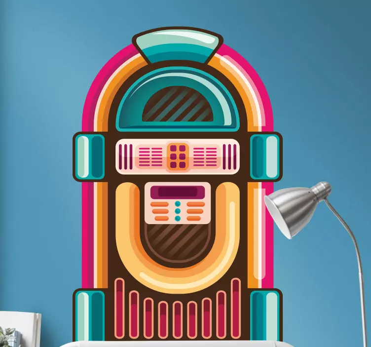 Autocolantes de pop Futuro jukebox decorativo - TenStickers