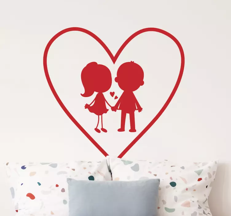 Autocolantes do Amor Casal amor - TenStickers