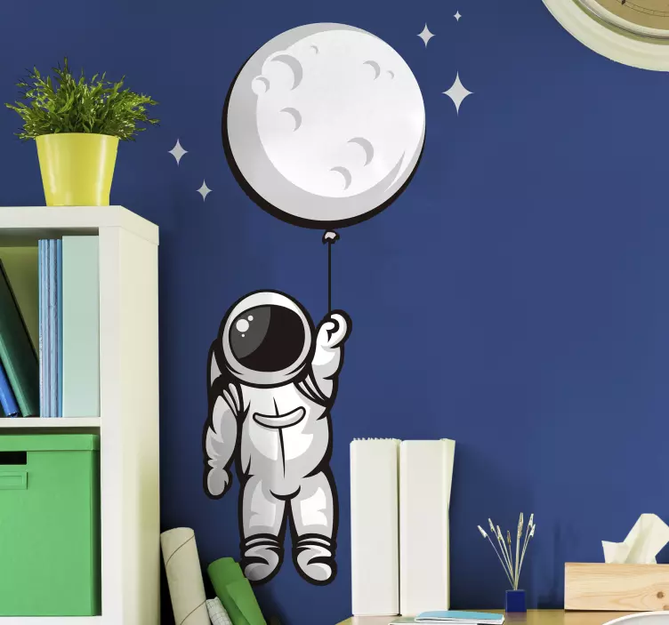 Autocolantes do espaço Astronauta no espaço - TenStickers