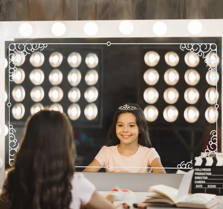 Autocolantes decorativo espelho antigo - TenStickers