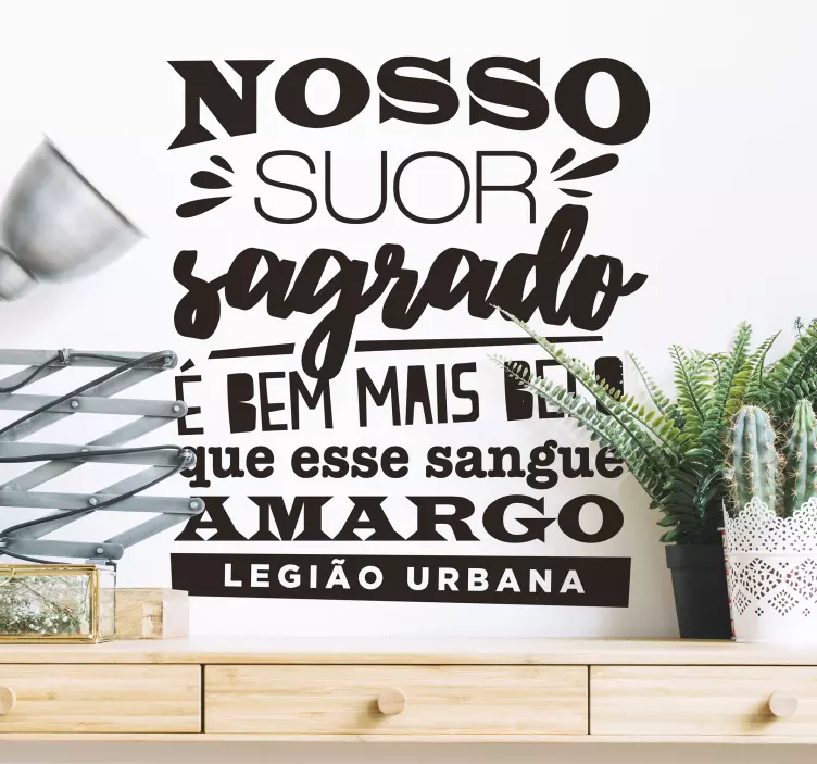 Autocolante de letras de canções tempo perdido - TenStickers