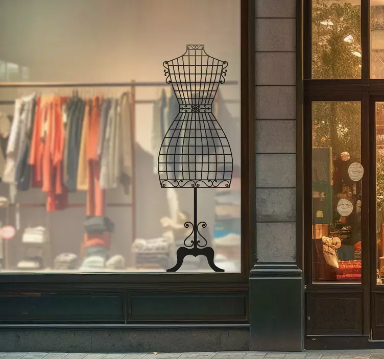 Autocolantes decorativos manequim de alta costura - TenStickers