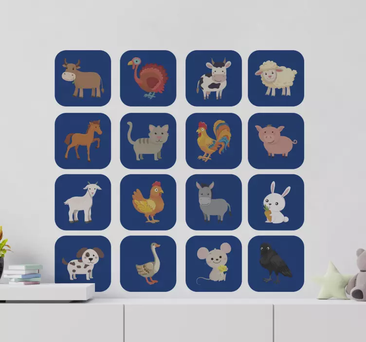 Autocolantes para animais de quinta Animais - TenStickers
