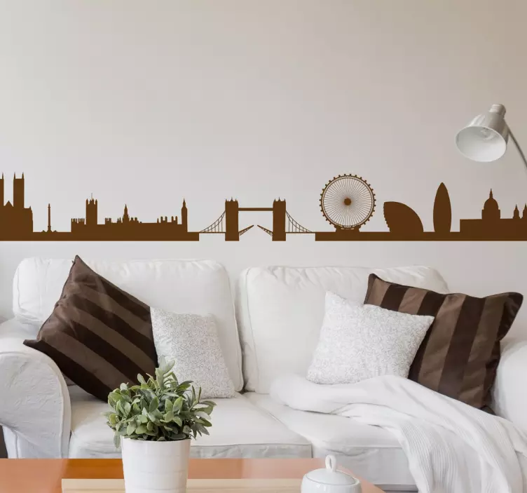 Autocolantes decorativos skyline Londres - TenStickers