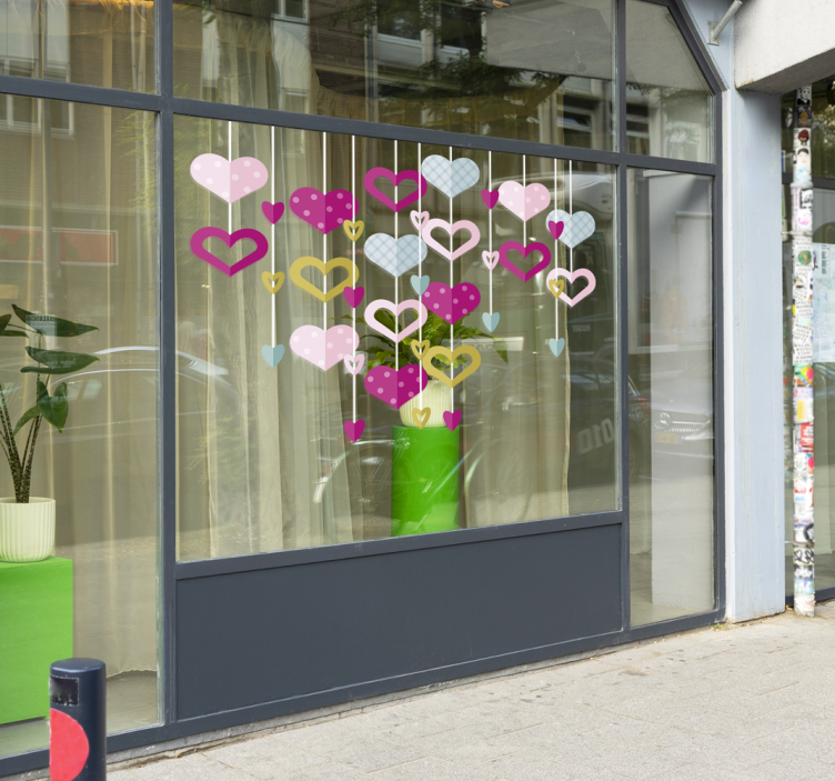 Autocolantes do dia de S. Valentim corações - TenStickers