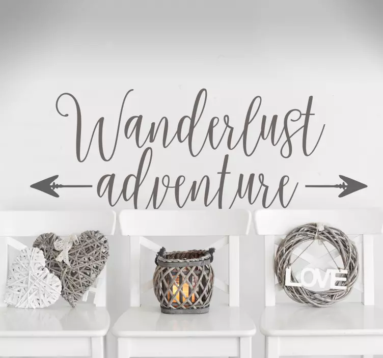 Autocolantes lugares aventuras wanderlust - TenStickers