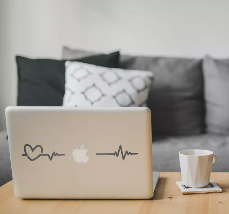 Autocolantes negócios electrocardiograma - TenStickers