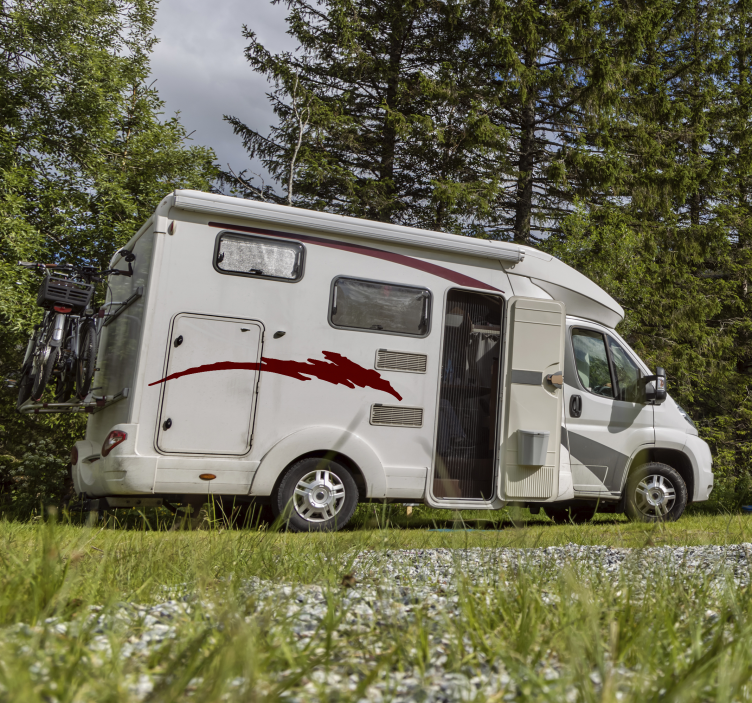 Vinil ornamental Caravana lateral decorativa - TenStickers