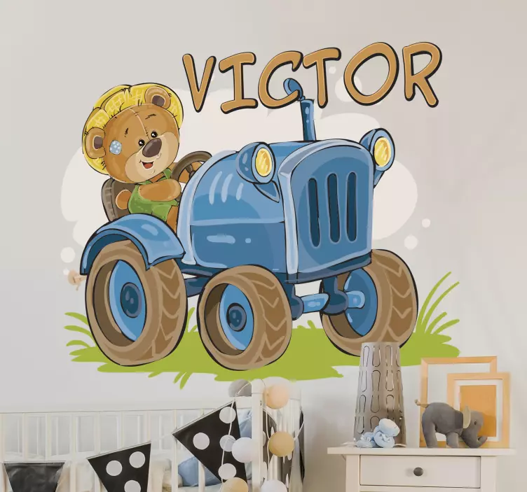 Autocolantes para animais de quinta tractor - TenStickers