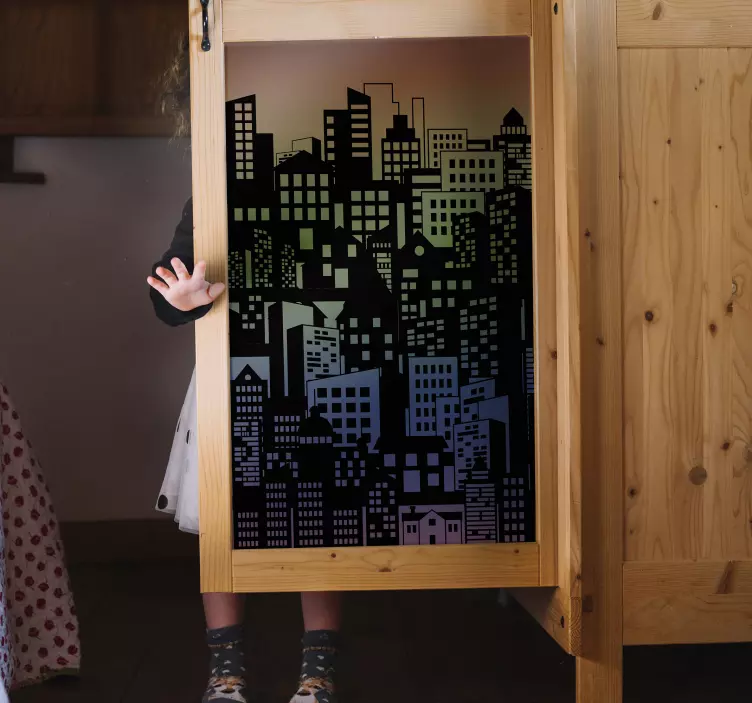 Vinil para móveis Armário multicolorido - TenStickers