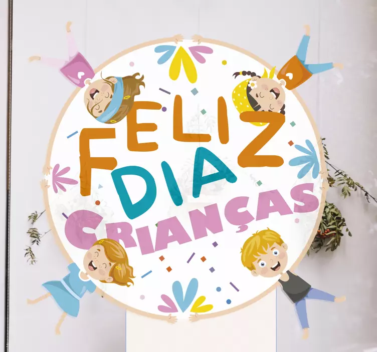 Vinis de Promoções Feliz dia das crianças - TenStickers