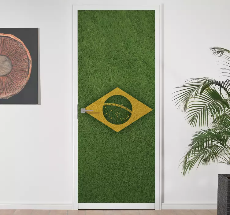 bandeira brasileira decorativa - TenStickers