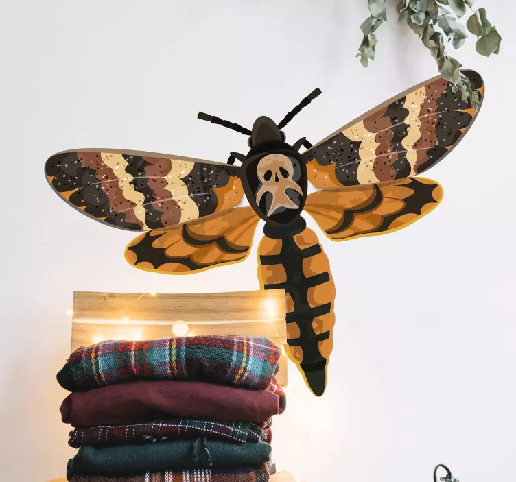 autocolante do inseto da esfinge do crânio - TenStickers