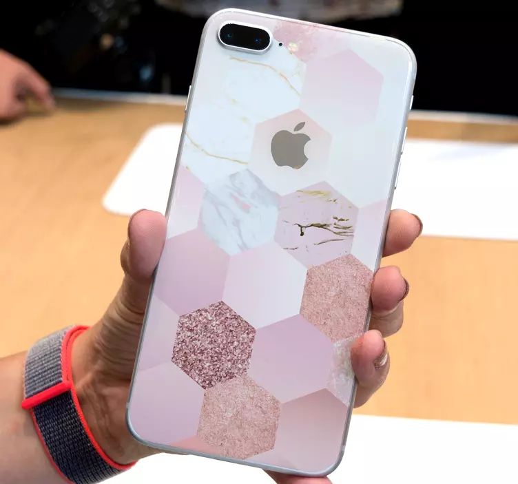 Cor rosa (iphone) iphone vinil autocolante decorativo - TenStickers