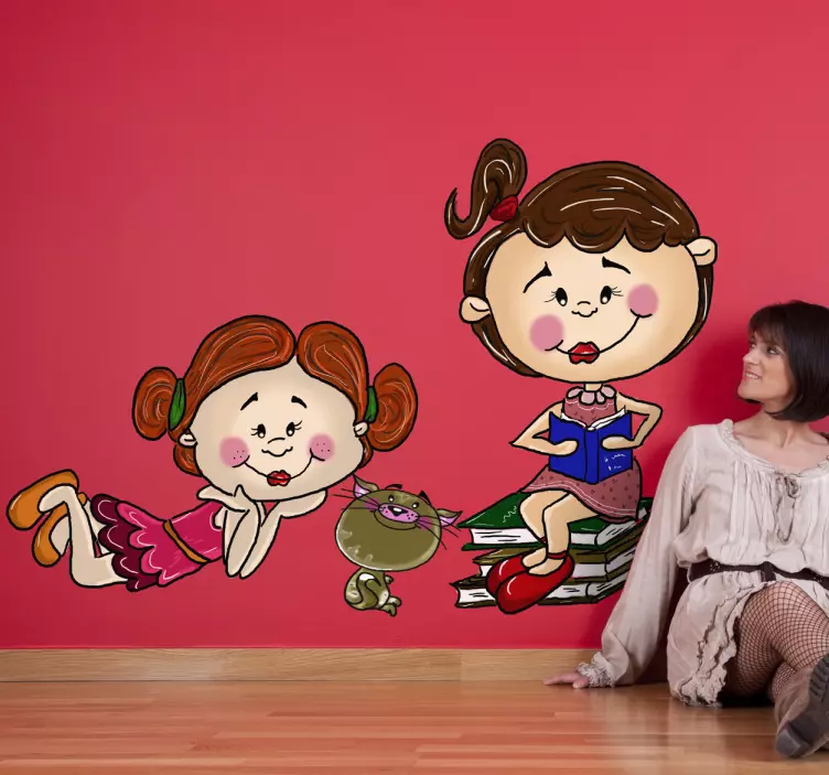 Crianças leitores amigáveis vinis decorativos - TenStickers