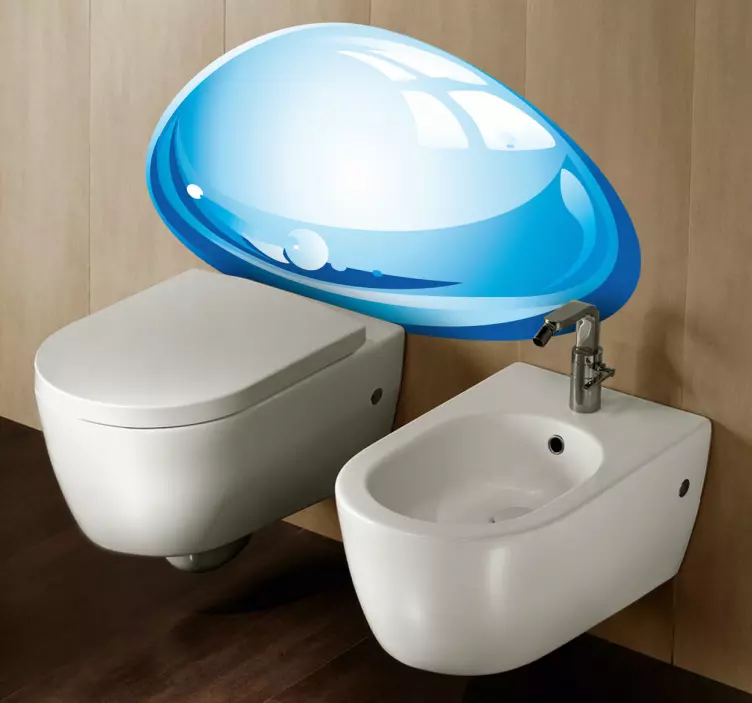 Autocolante decorativo gota de água - TenStickers