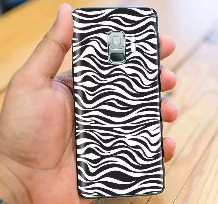 Autocolantes samsung de fundo de zebra - TenStickers