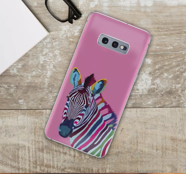 Autocolantes samsung pop art de zebra - TenStickers