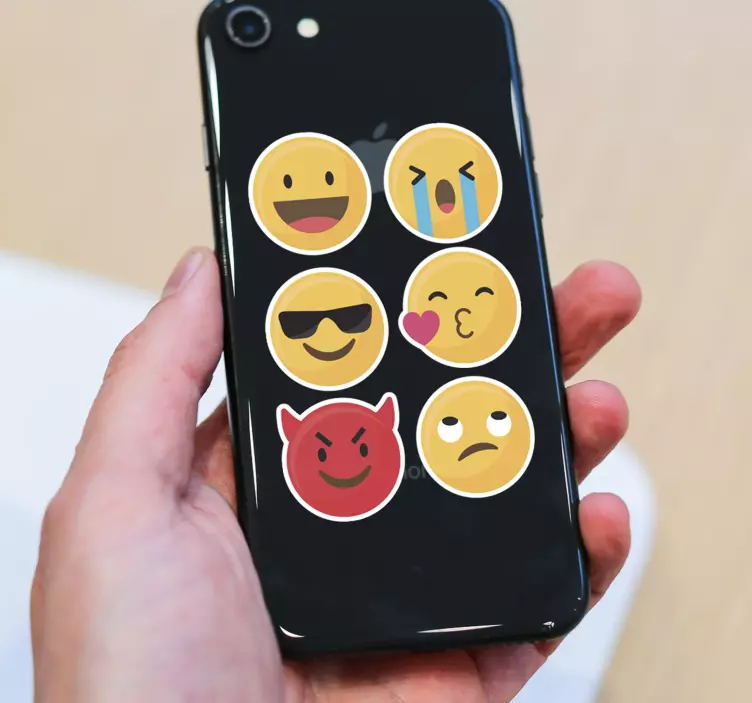Emoji set iphone autocolante de negócios - TenStickers