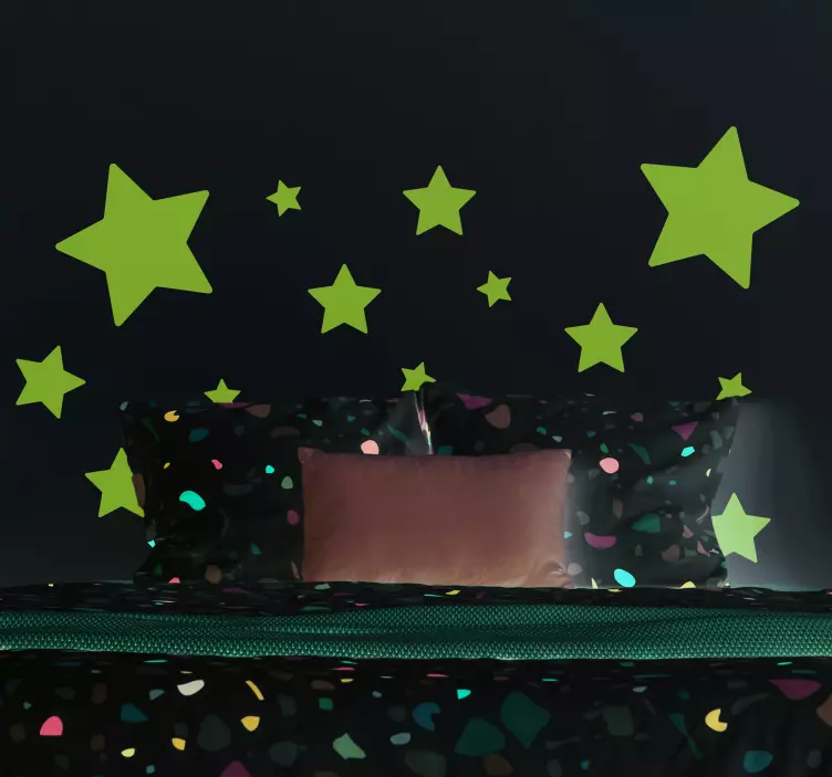 Estrelas vários tamanhos autocolante decorativo do espaço - TenStickers