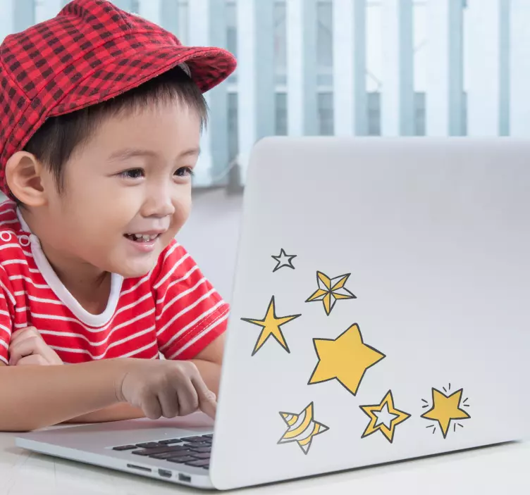 Figuras geométricas Autocolantes estrelitas - TenStickers